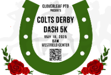 Colts Derby Dash 5K is May 18