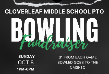 CMS PTO Bowling Fundraiser Oct. 8