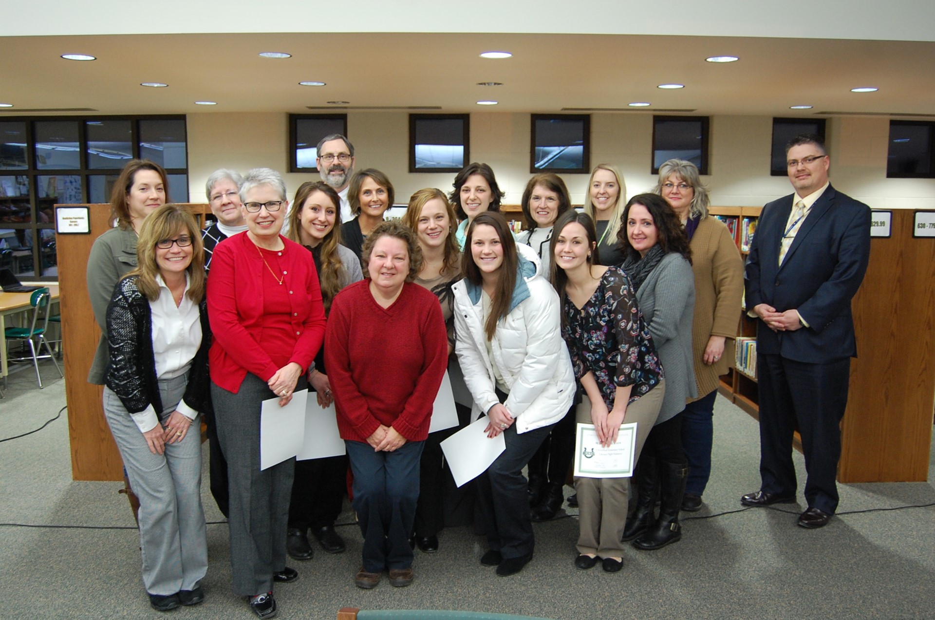 BOE honors CES Literacy Night volunteers