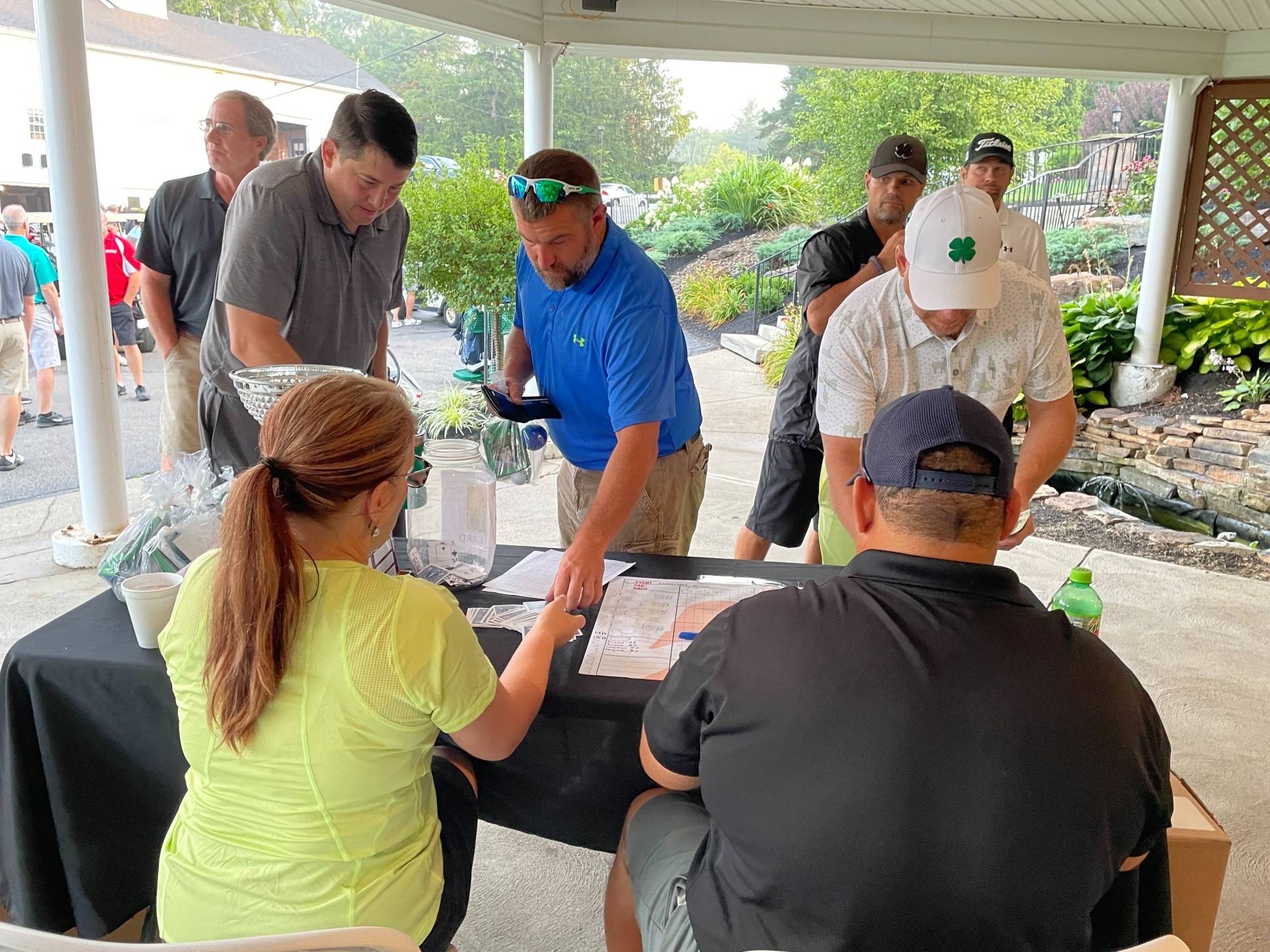 2021 Golf Outing registration table