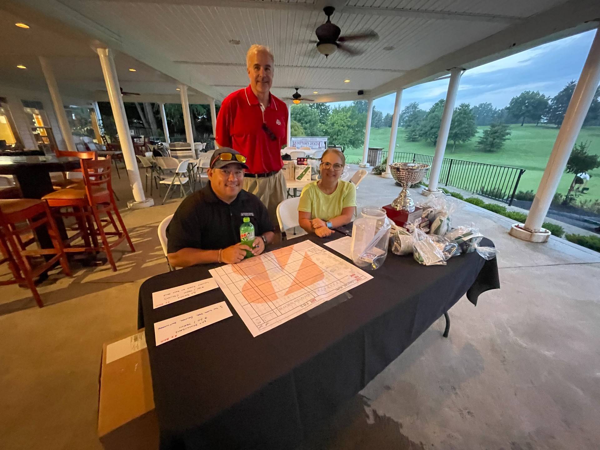 2021 Golf Outing registration table