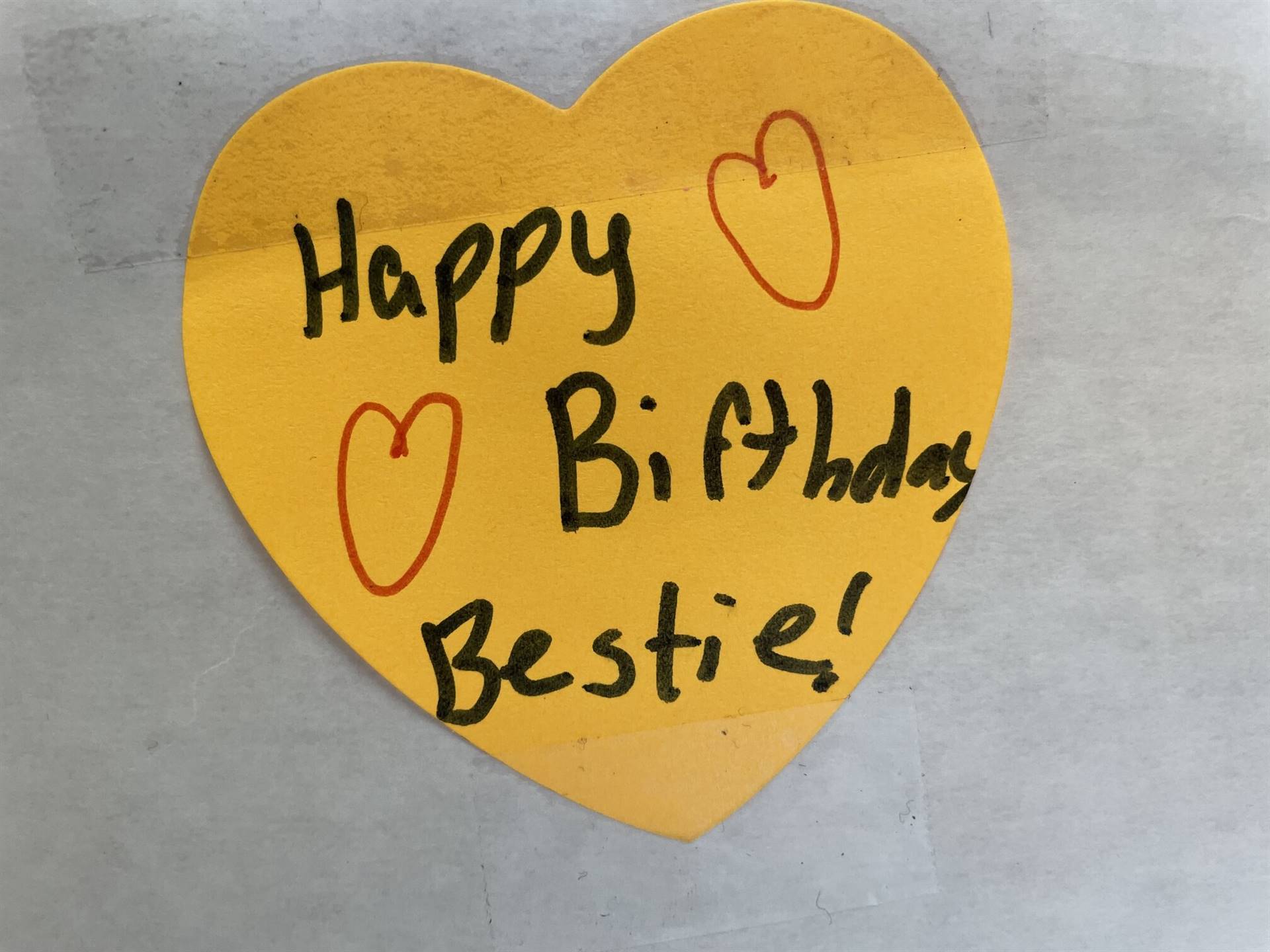 Happy Birthday, Bestie!