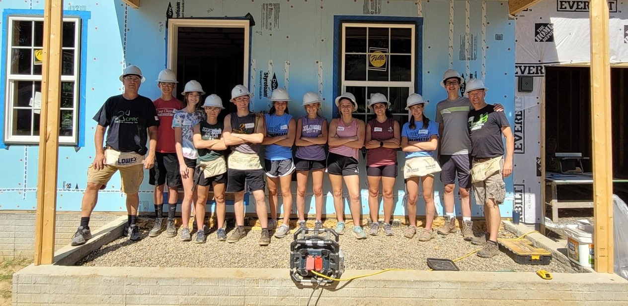 Cross Country Team Habitat for Humanity